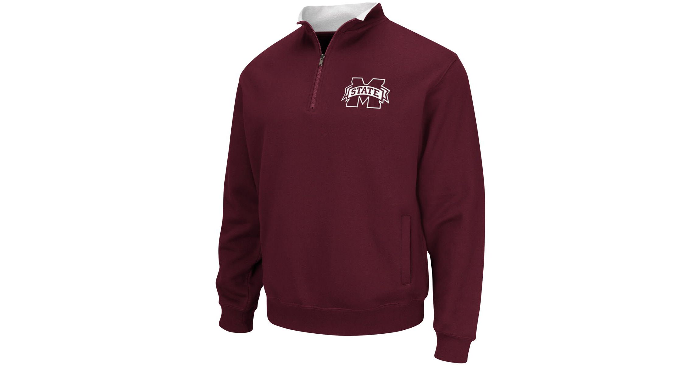 NCAA Mississippi State Bulldogs Tortugas Logo Quarter-Zip Jacket
