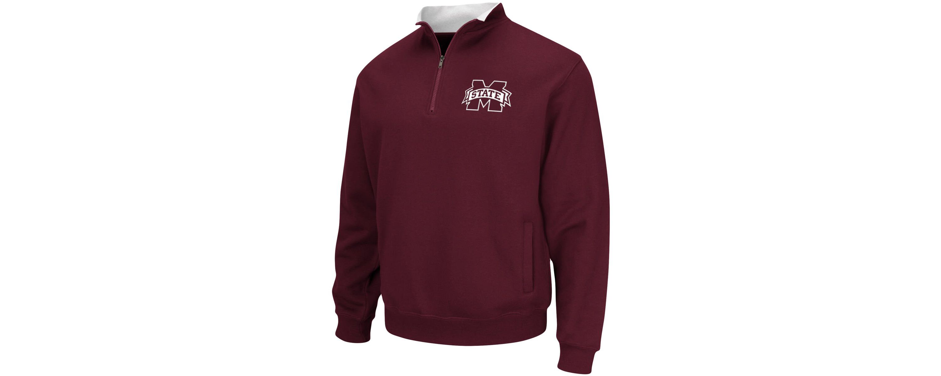 NCAA Mississippi State Bulldogs Tortugas Logo Quarter-Zip Jacket