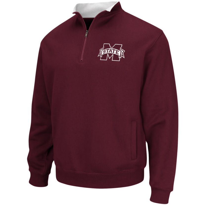 NCAA Mississippi State Bulldogs Tortugas Logo Quarter-Zip Jacket