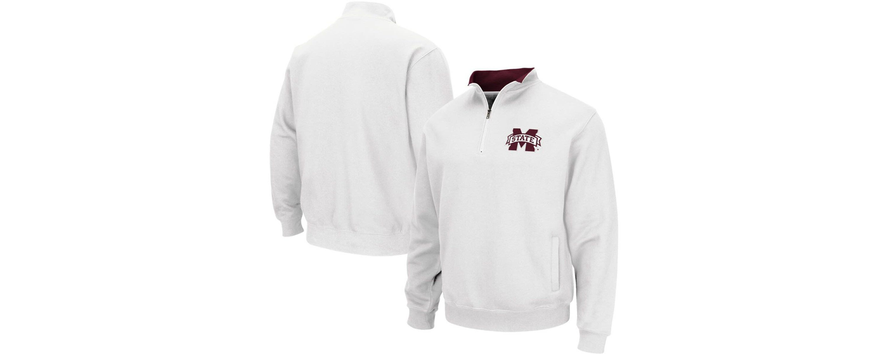 NCAA Mississippi State Bulldogs Tortugas Logo Quarter-Zip Jacket