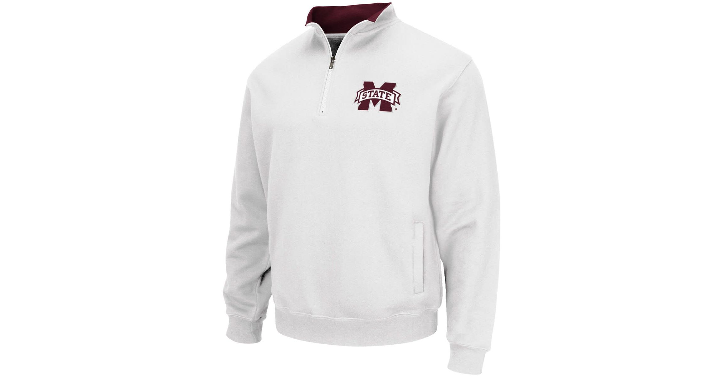 NCAA Mississippi State Bulldogs Tortugas Logo Quarter-Zip Jacket