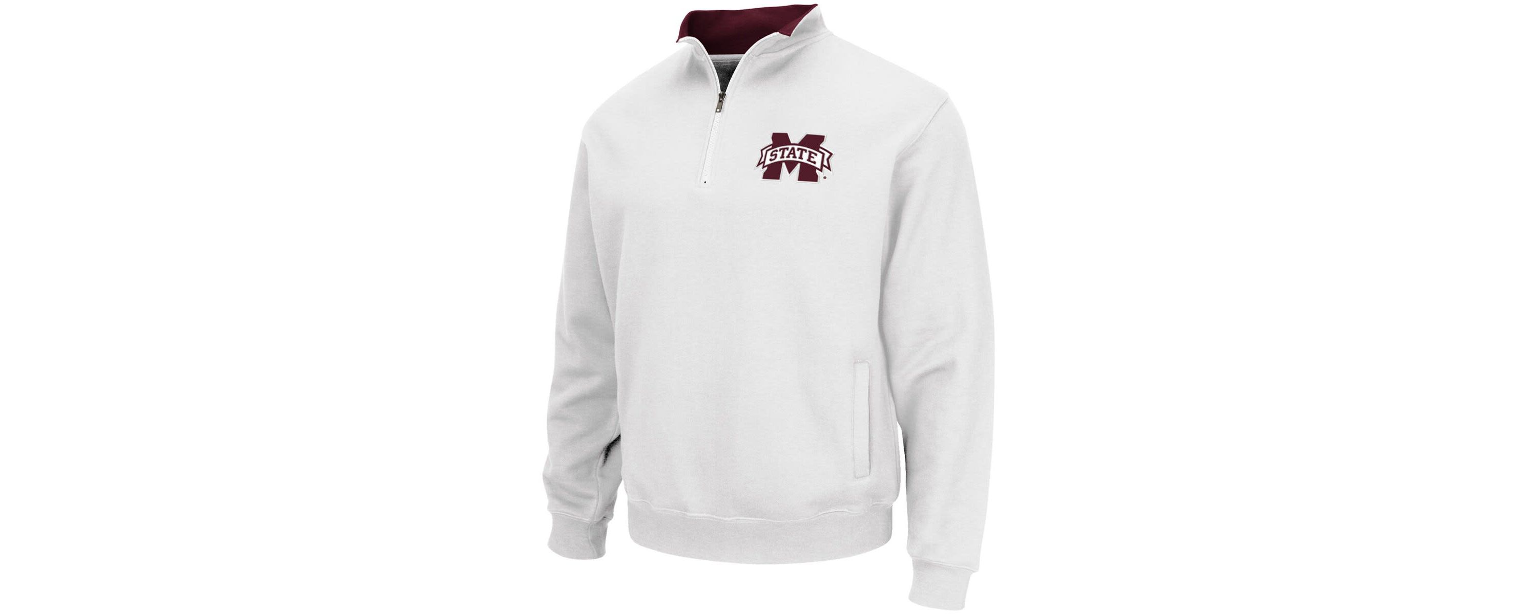 NCAA Mississippi State Bulldogs Tortugas Logo Quarter-Zip Jacket