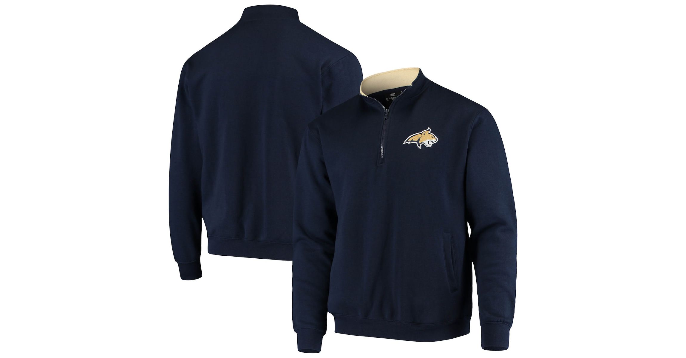 NCAA Montana State Bobcats Tortugas Logo Quarter-Zip Jacket