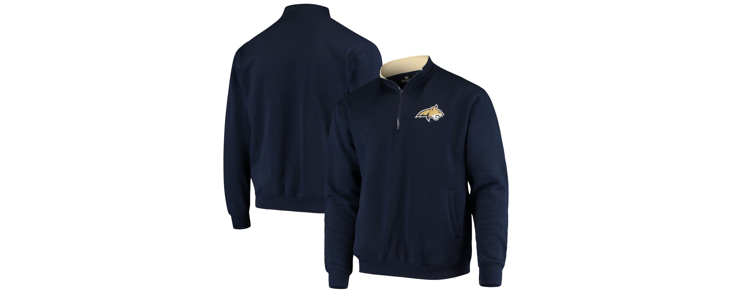 NCAA Montana State Bobcats Tortugas Logo Quarter-Zip Jacket