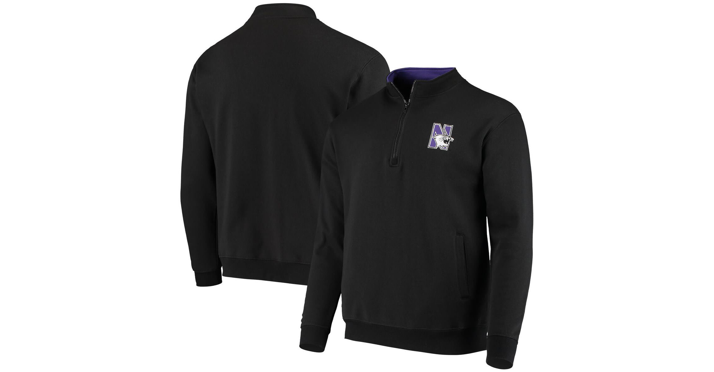 NCAA Northwestern Wildcats Tortugas Logo Quarter-Zip Jacket