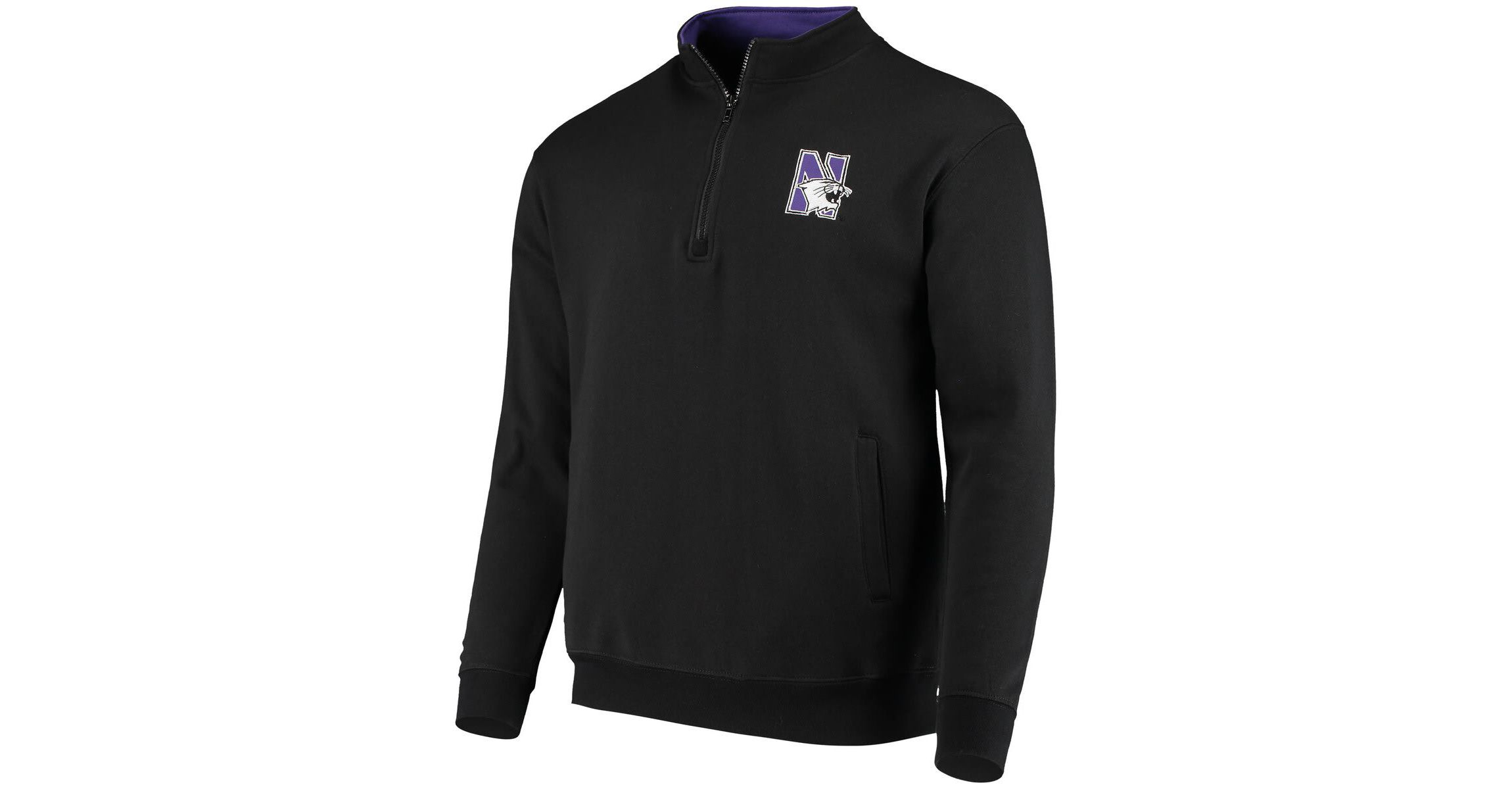 NCAA Northwestern Wildcats Tortugas Logo Quarter-Zip Jacket