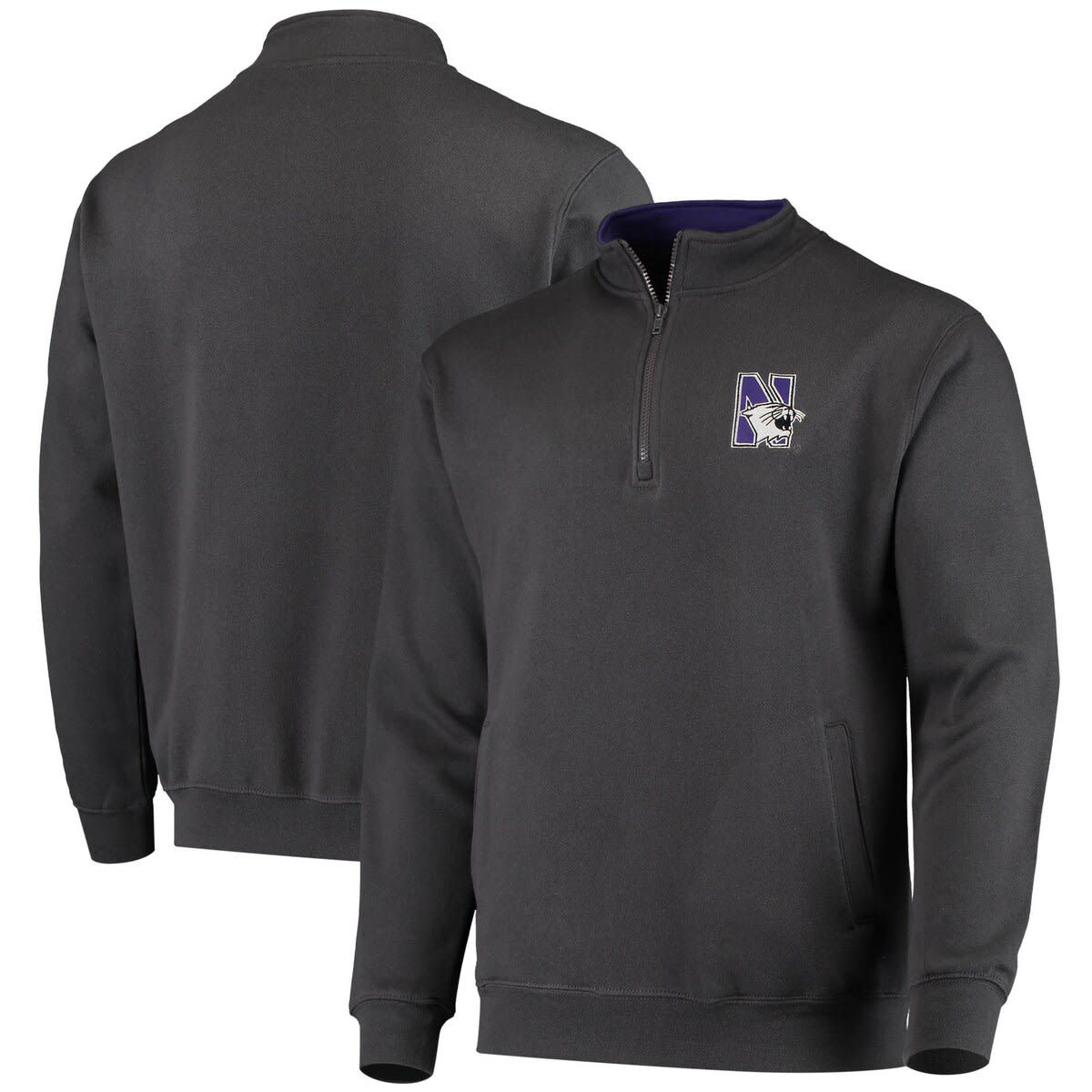 NCAA Northwestern Wildcats Tortugas Logo Quarter-Zip Jacket