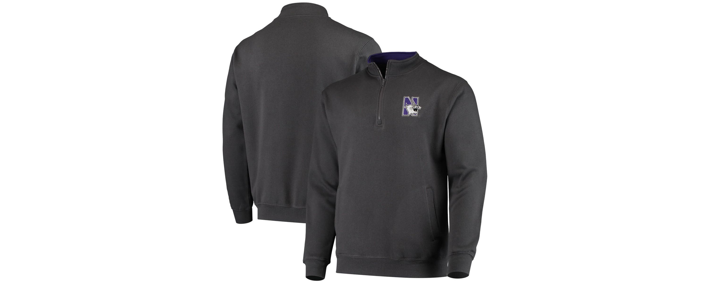 NCAA Northwestern Wildcats Tortugas Logo Quarter-Zip Jacket