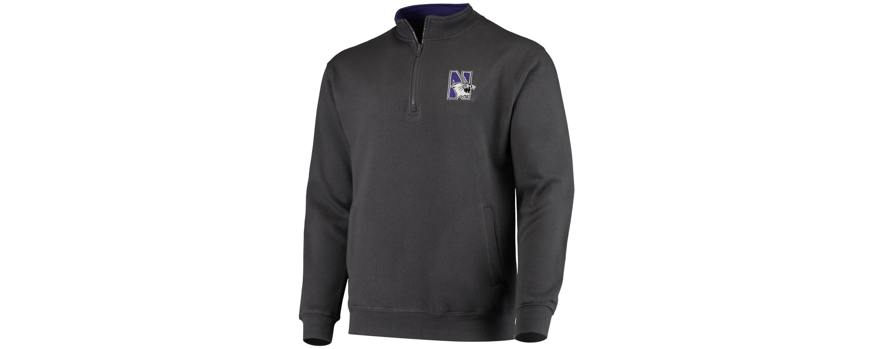 NCAA Northwestern Wildcats Tortugas Logo Quarter-Zip Jacket