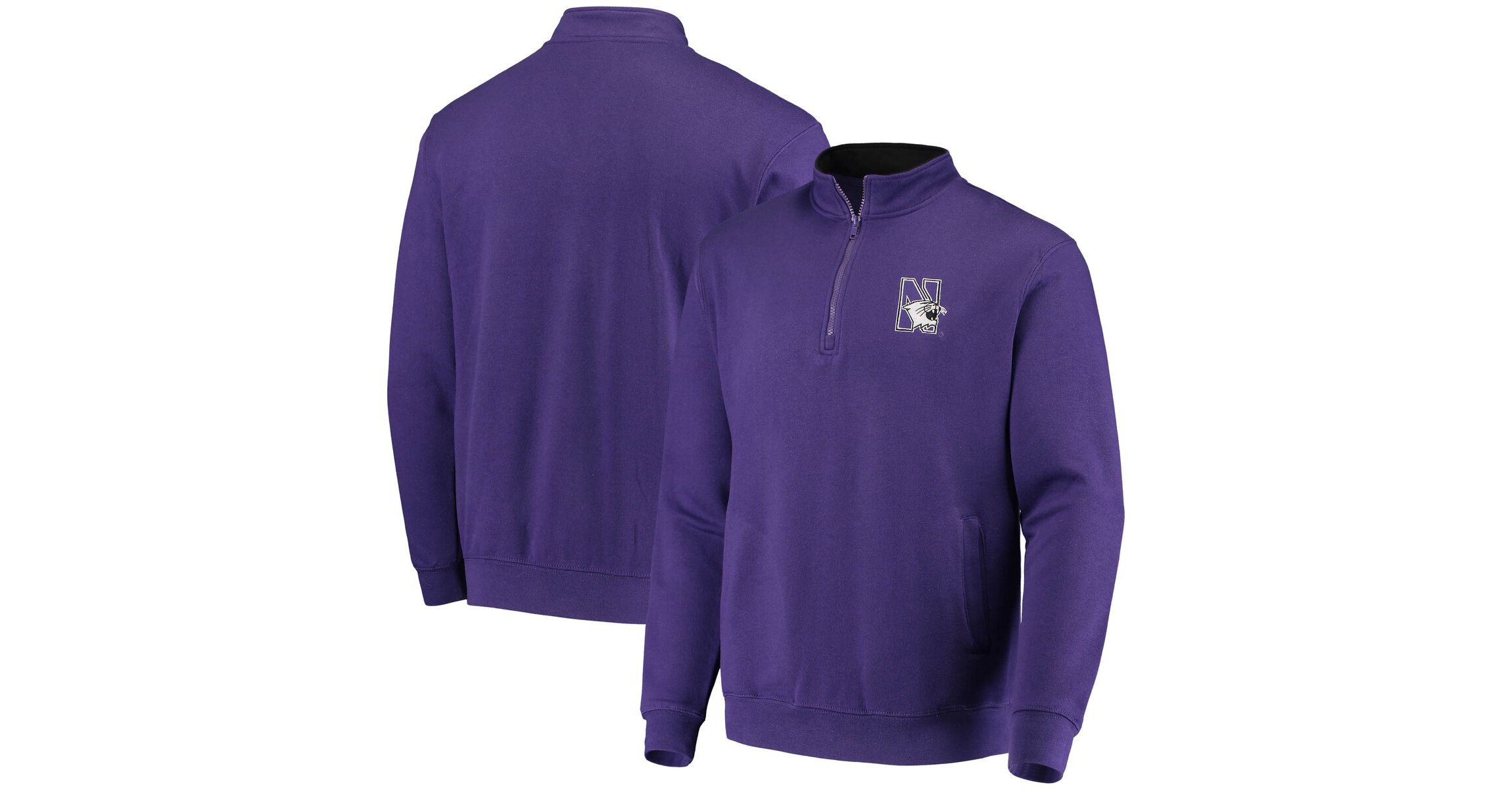 NCAA Northwestern Wildcats Tortugas Logo Quarter-Zip Jacket