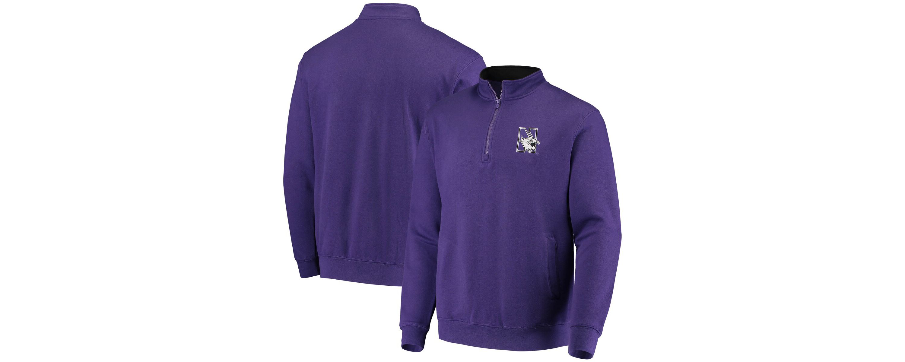 NCAA Northwestern Wildcats Tortugas Logo Quarter-Zip Jacket