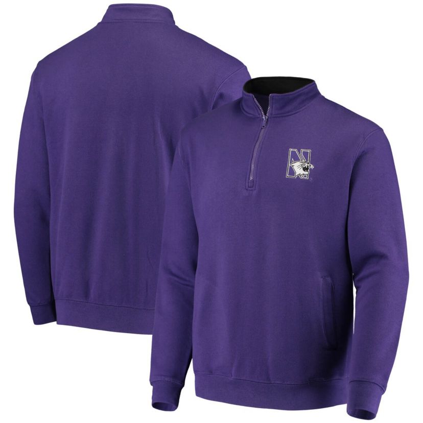 NCAA Northwestern Wildcats Tortugas Logo Quarter-Zip Jacket