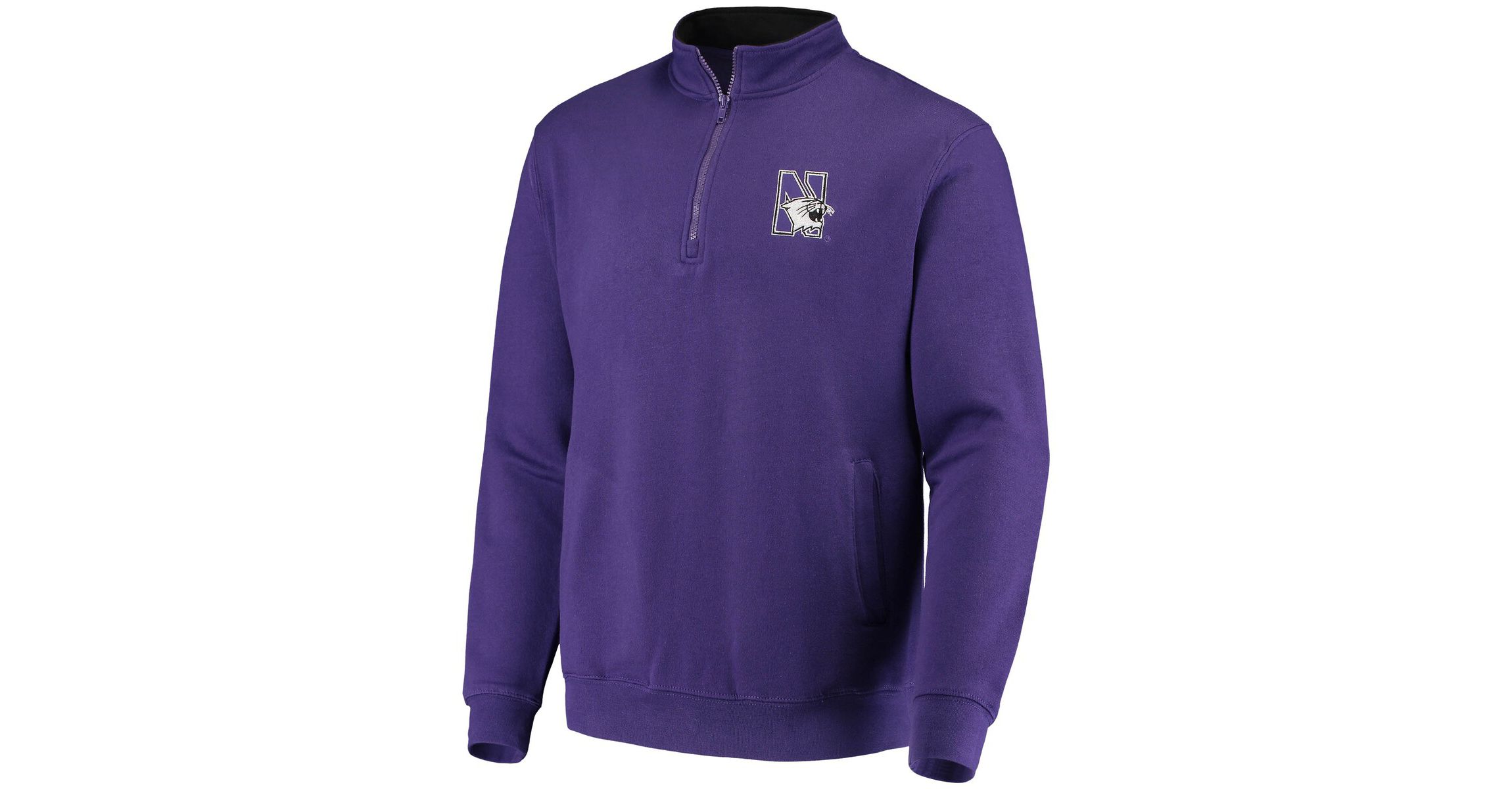 NCAA Northwestern Wildcats Tortugas Logo Quarter-Zip Jacket