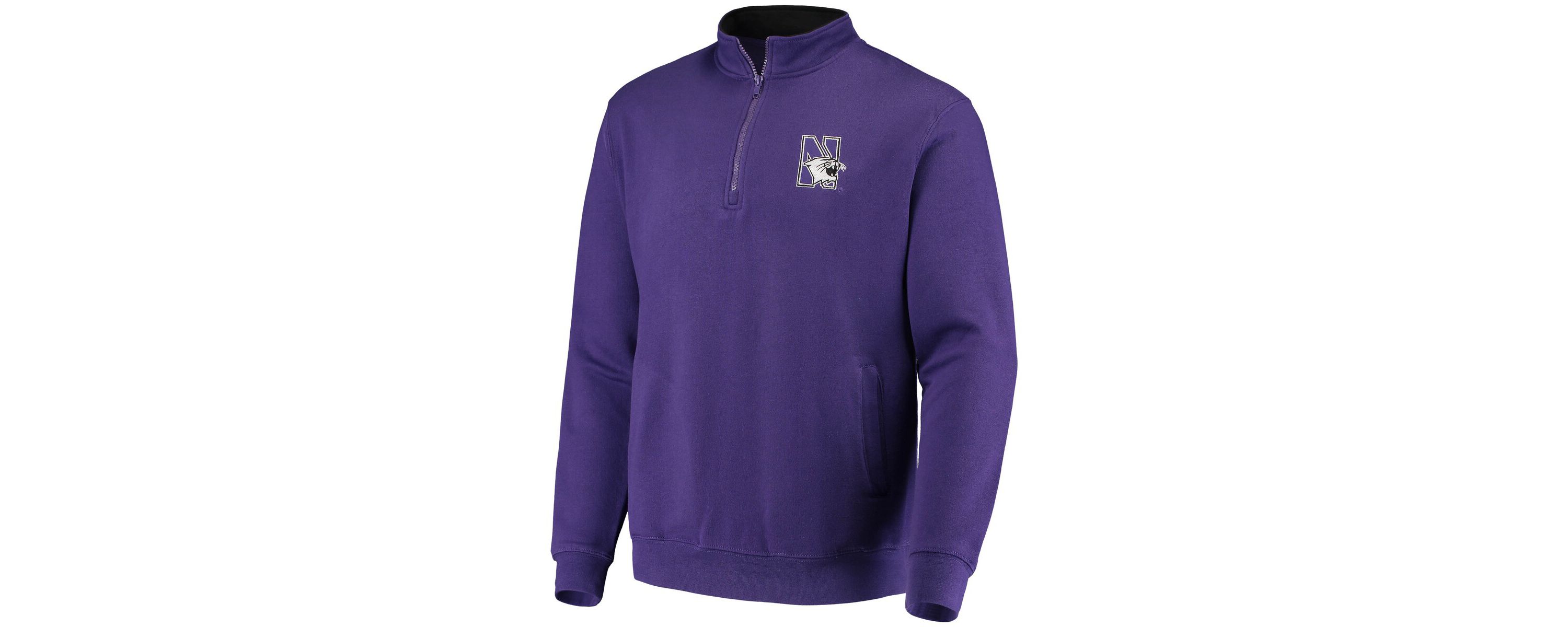 NCAA Northwestern Wildcats Tortugas Logo Quarter-Zip Jacket