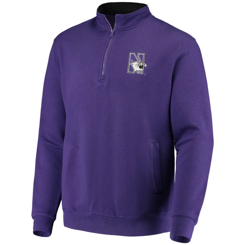 NCAA Northwestern Wildcats Tortugas Logo Quarter-Zip Jacket