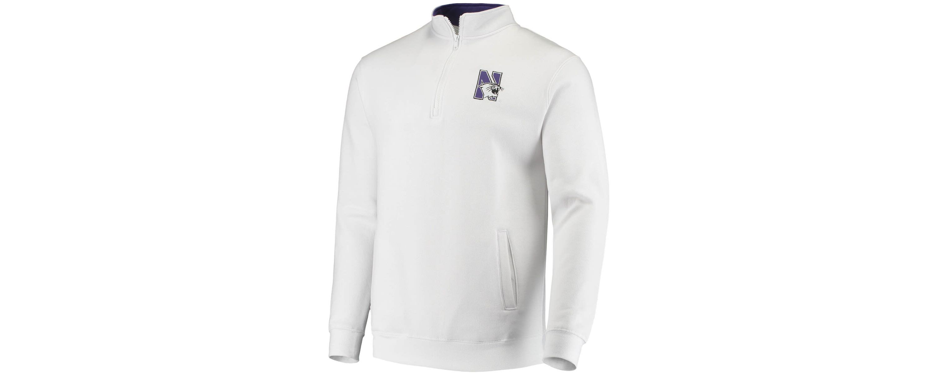 NCAA Northwestern Wildcats Tortugas Logo Quarter-Zip Jacket