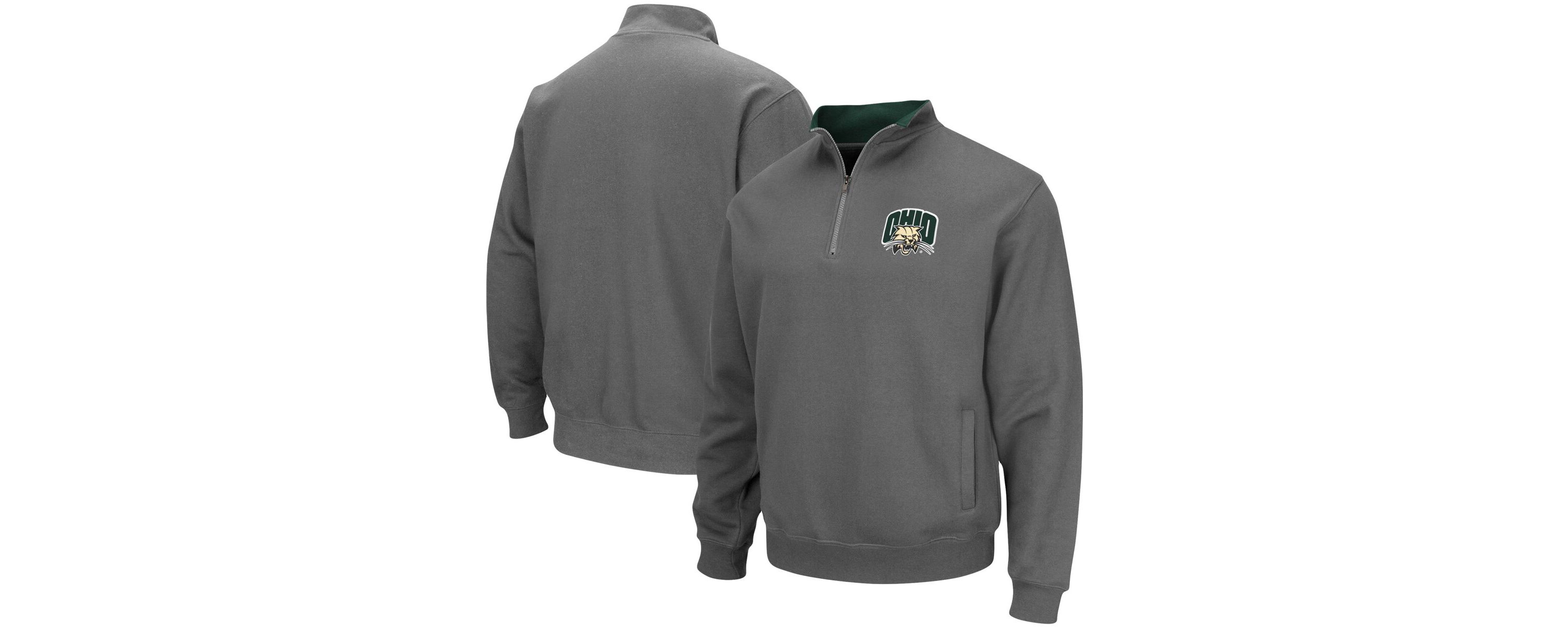 NCAA Ohio Bobcats Tortugas Logo Quarter-Zip Jacket