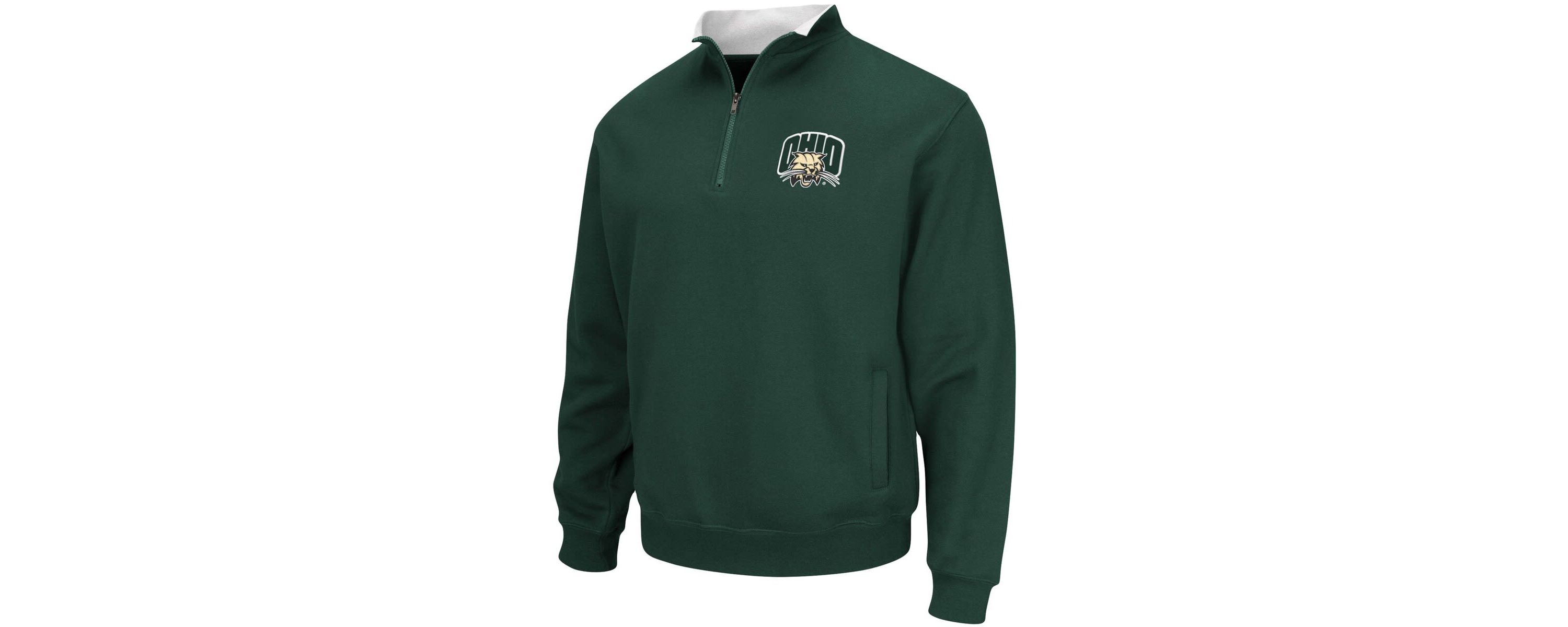 NCAA Ohio Bobcats Tortugas Logo Quarter-Zip Jacket