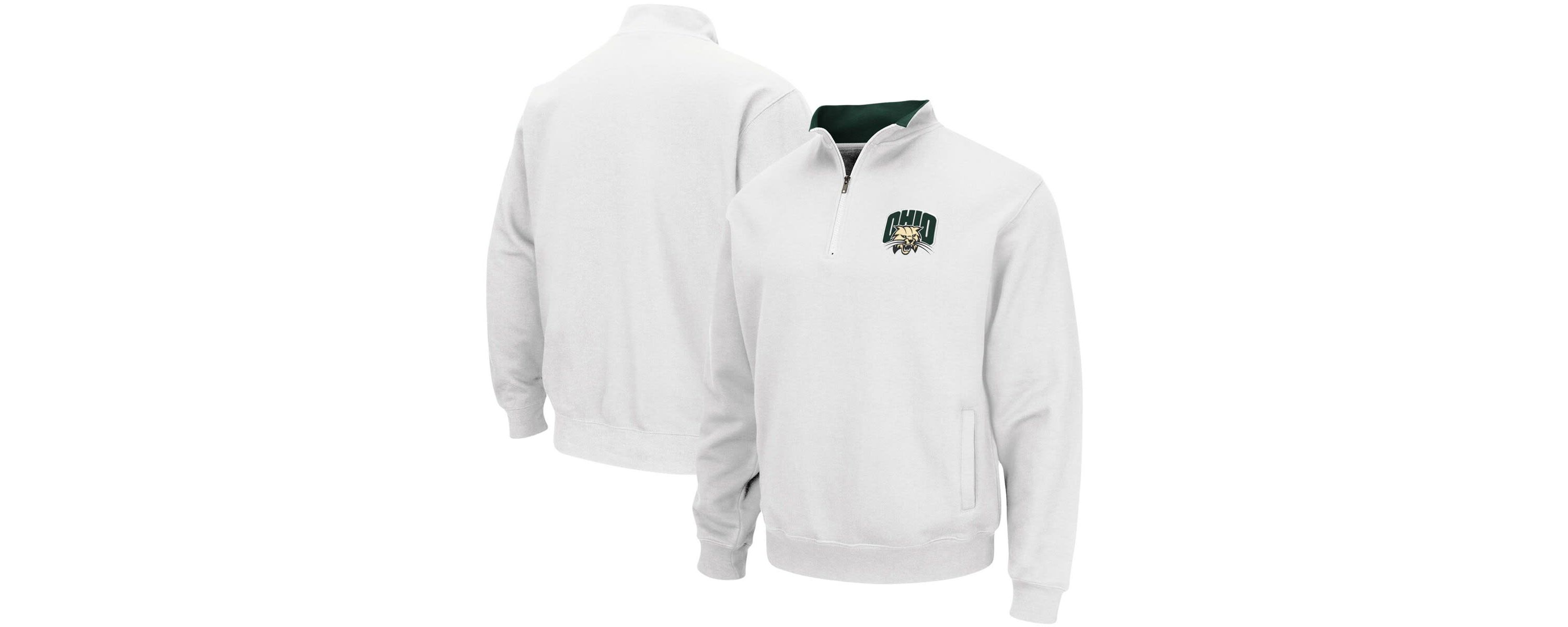 NCAA Ohio Bobcats Tortugas Logo Quarter-Zip Jacket