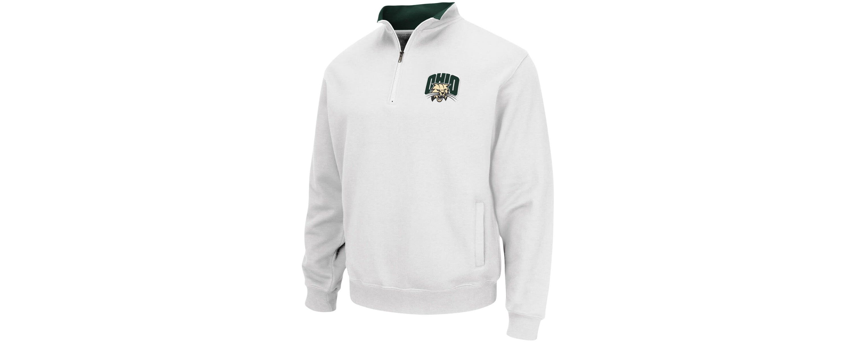 NCAA Ohio Bobcats Tortugas Logo Quarter-Zip Jacket