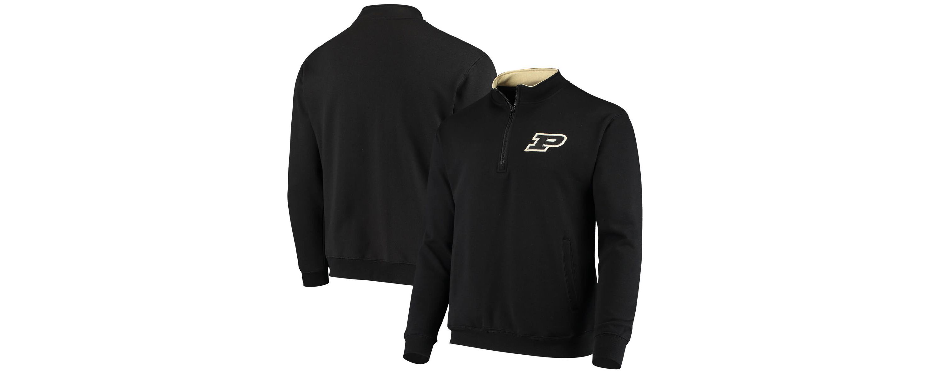 NCAA Purdue Boilermakers Tortugas Logo Quarter-Zip Jacket