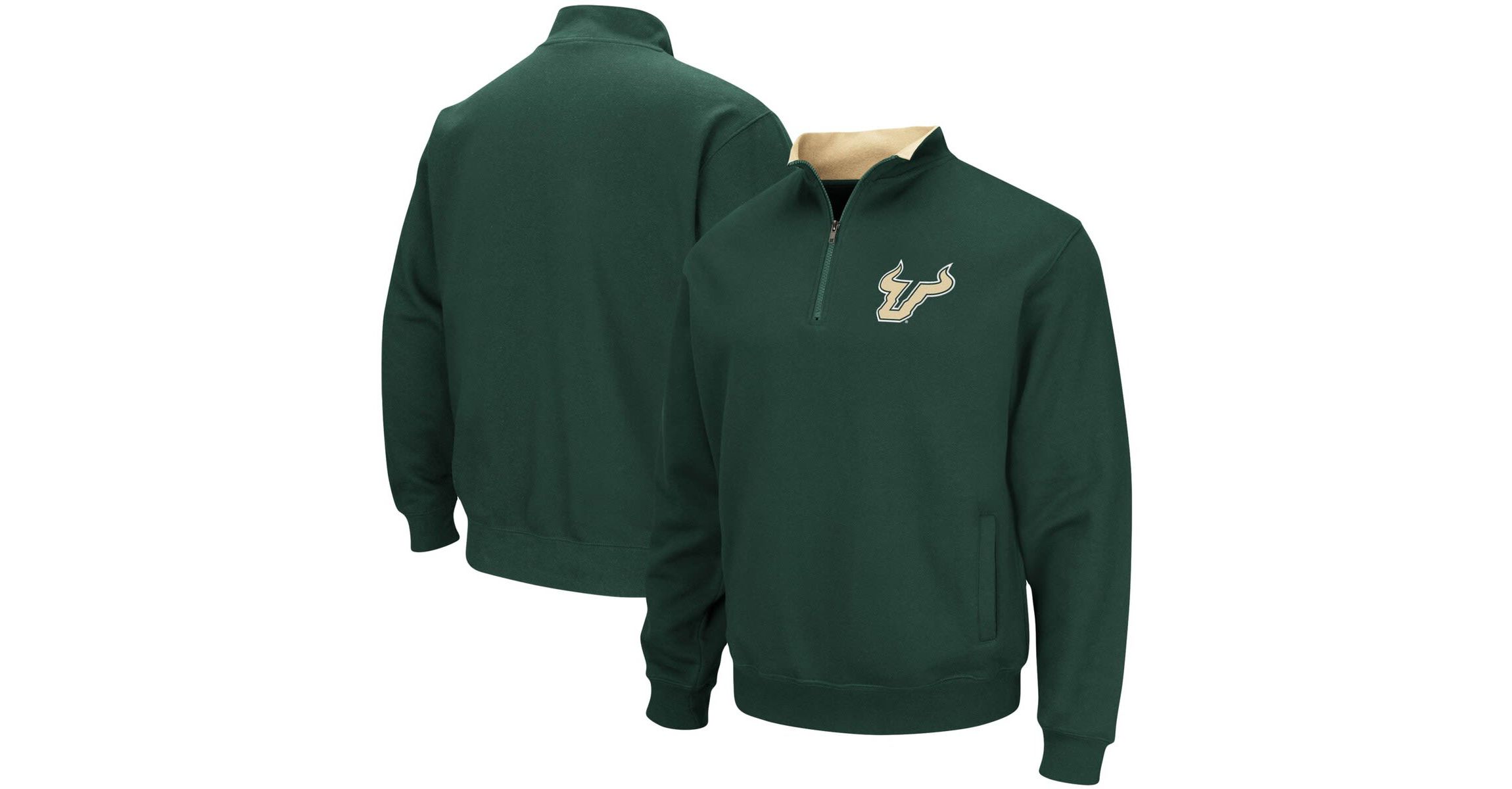 NCAA South Florida Bulls Tortugas Logo Quarter-Zip Jacket