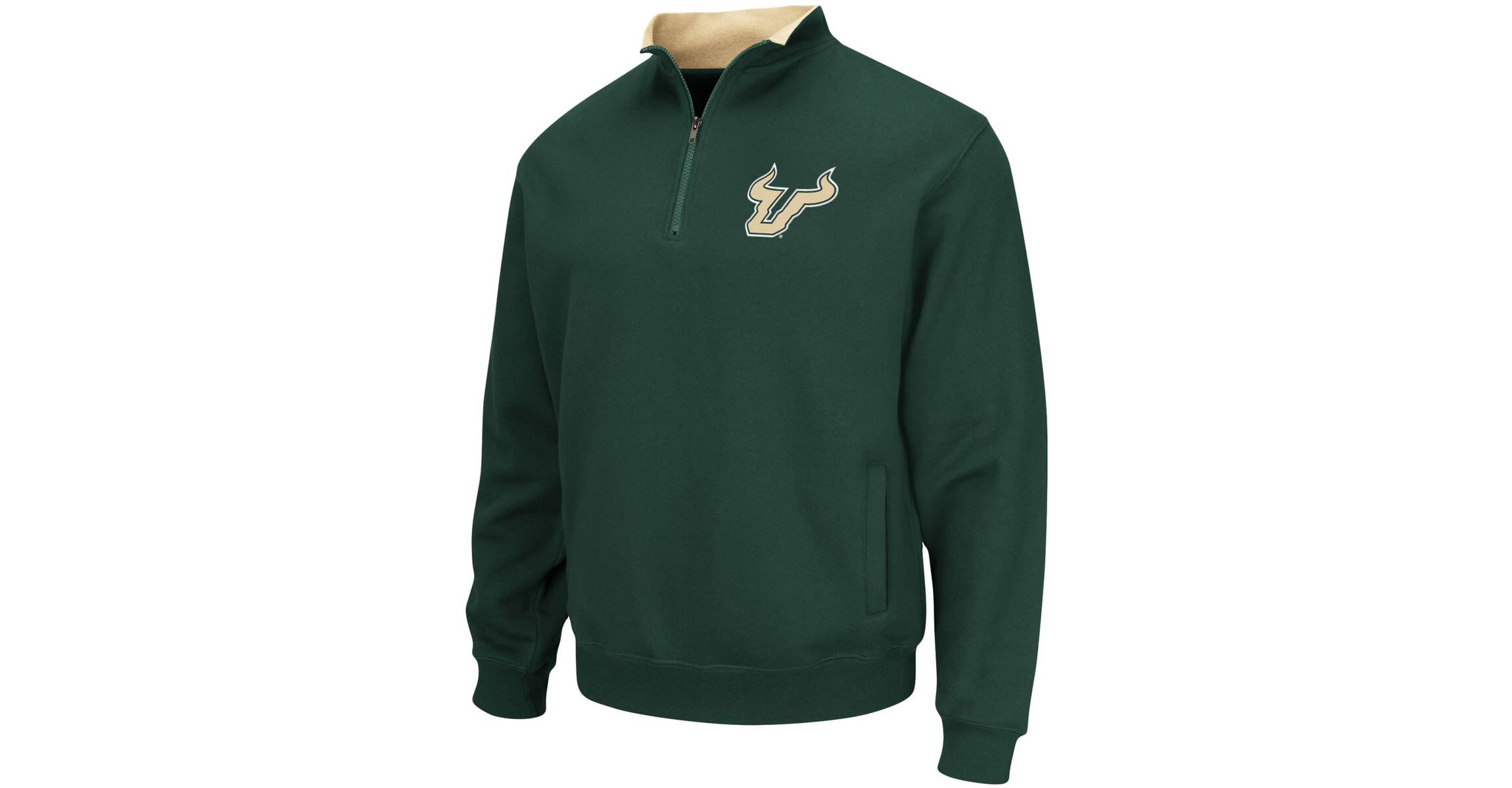 NCAA South Florida Bulls Tortugas Logo Quarter-Zip Jacket