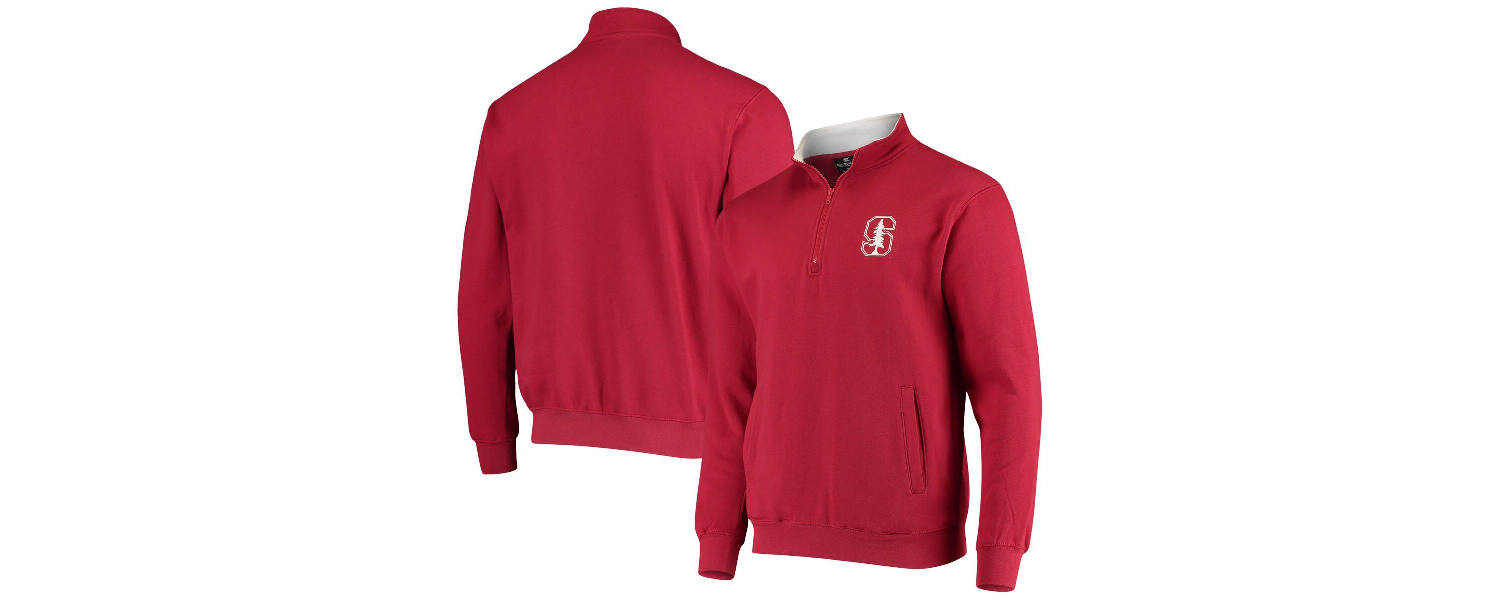 Stanford Cardinal NCAA Stanford Tortugas Logo Quarter-Zip Jacket