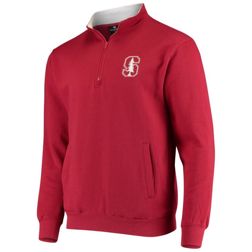 Stanford Cardinal NCAA Stanford Tortugas Logo Quarter-Zip Jacket