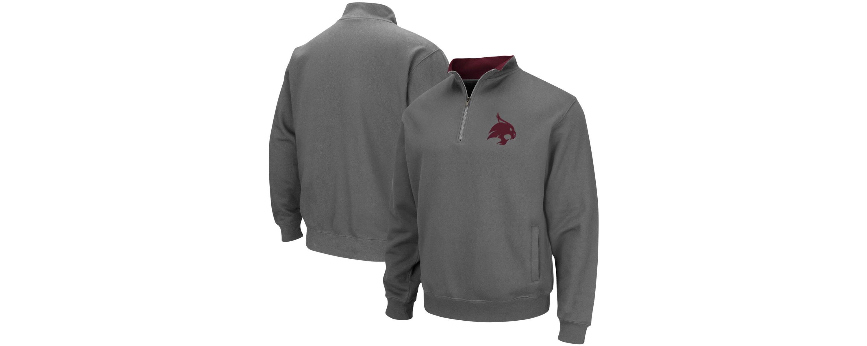 NCAA Texas State Bobcats Tortugas Logo Quarter-Zip Jacket