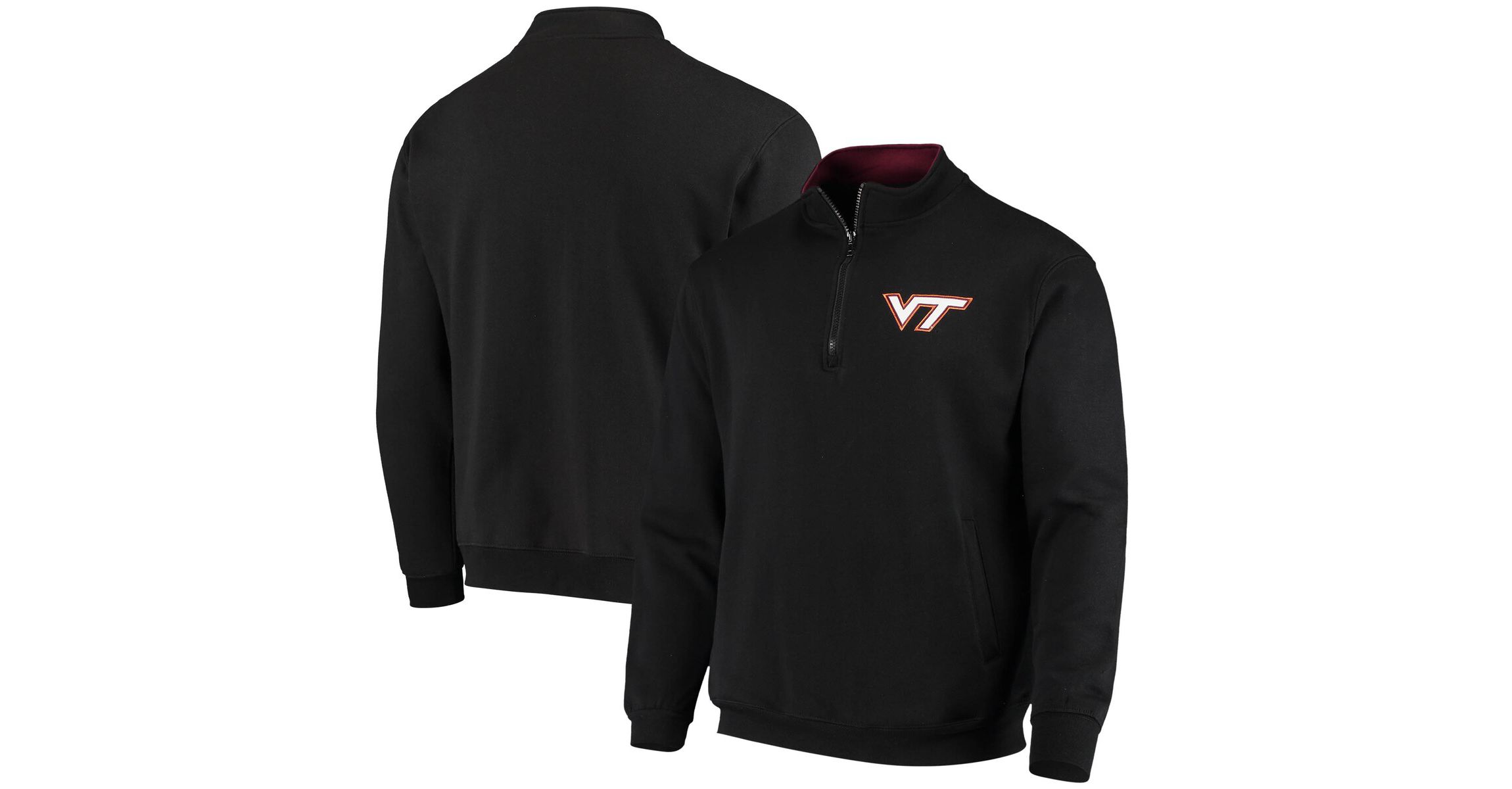 NCAA Virginia Tech Hokies Tortugas Logo Quarter-Zip Jacket