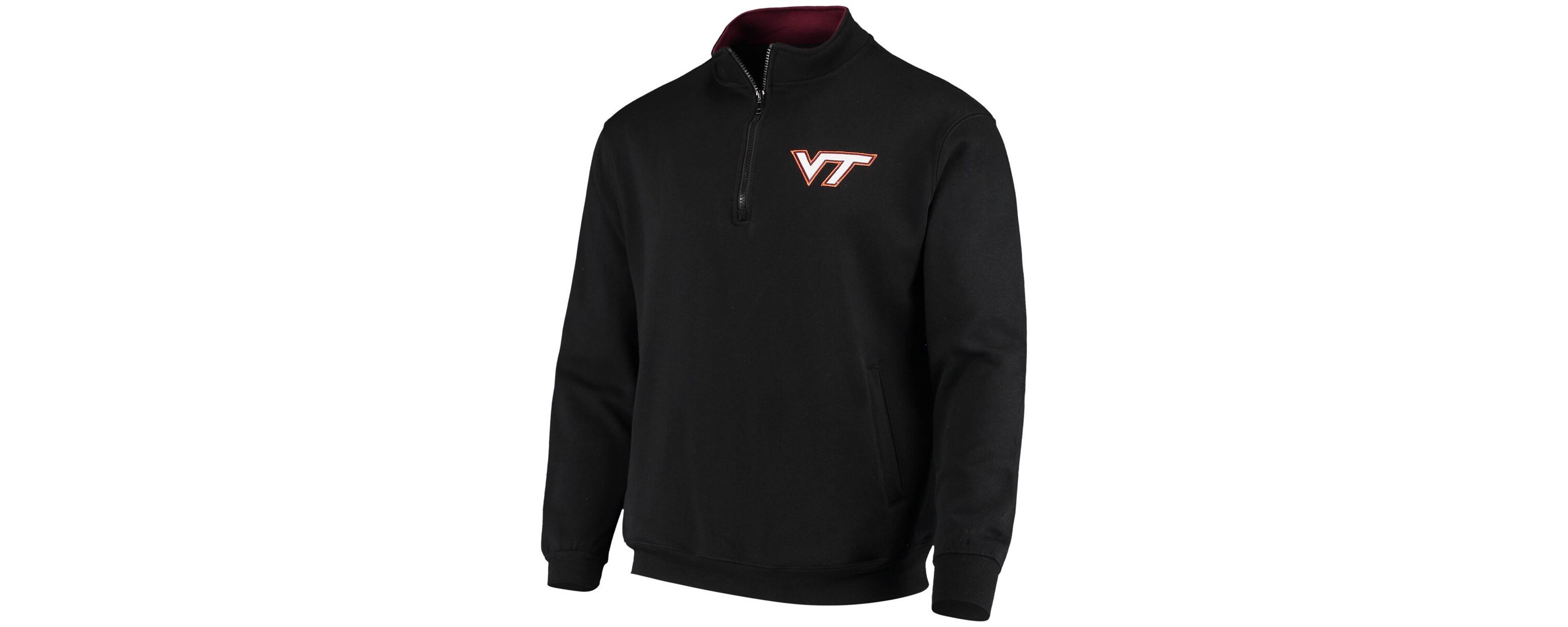 NCAA Virginia Tech Hokies Tortugas Logo Quarter-Zip Jacket