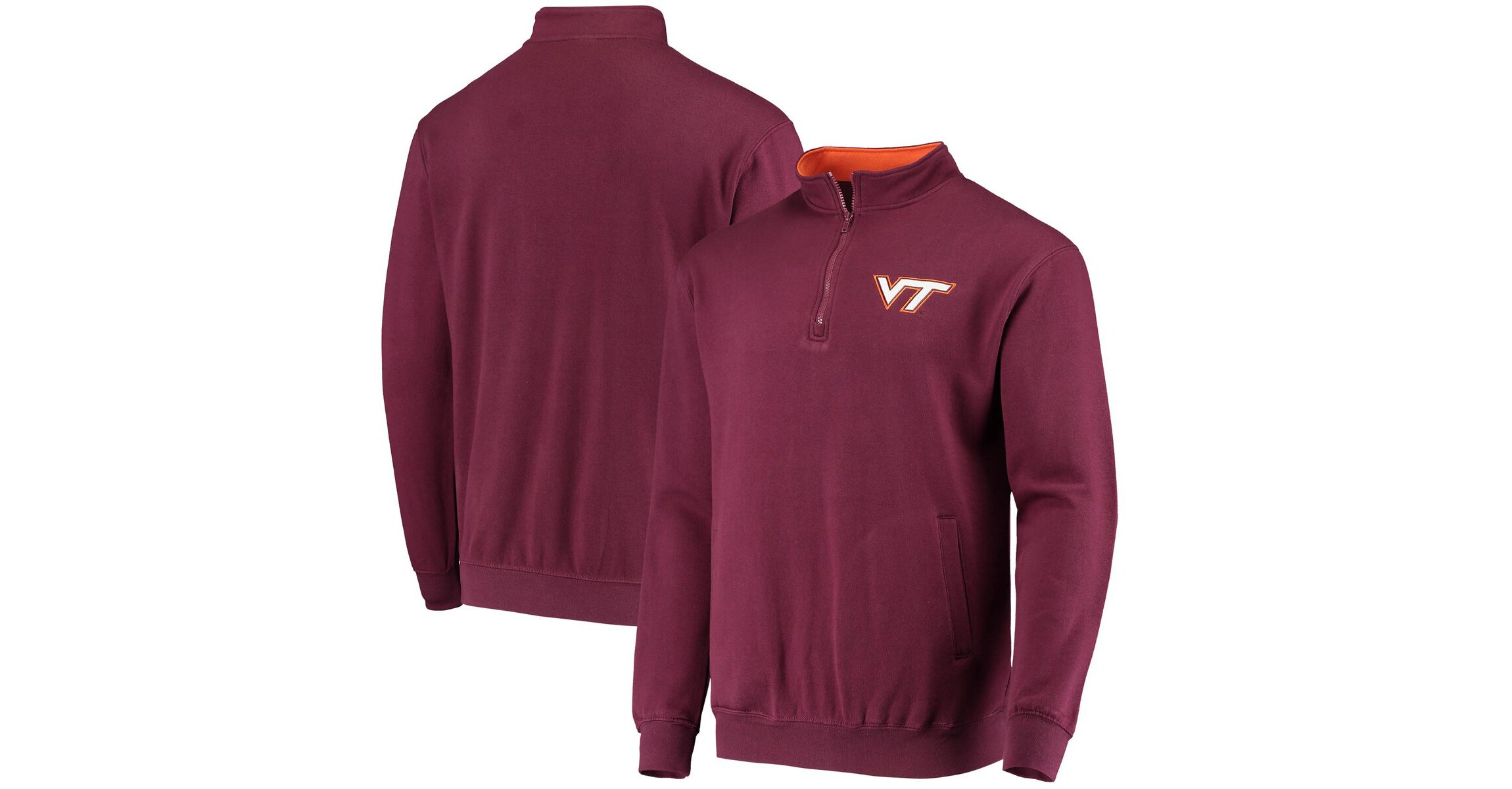NCAA Virginia Tech Hokies Tortugas Logo Quarter-Zip Jacket