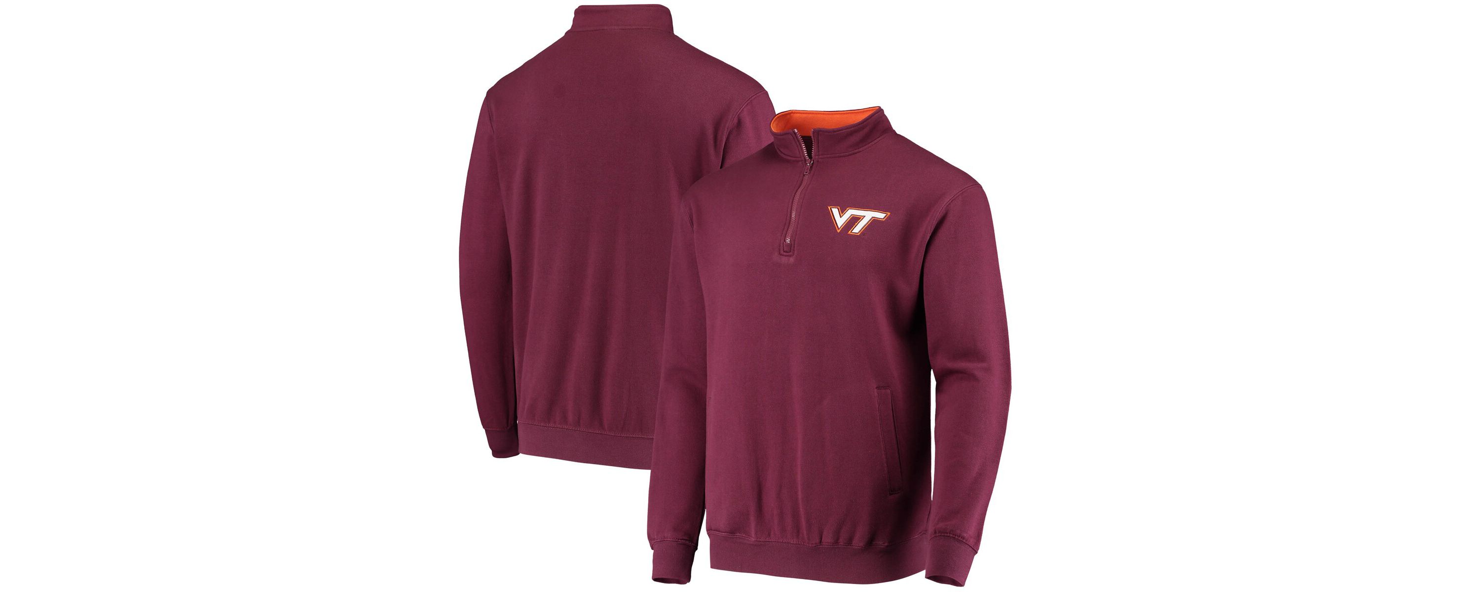 NCAA Virginia Tech Hokies Tortugas Logo Quarter-Zip Jacket