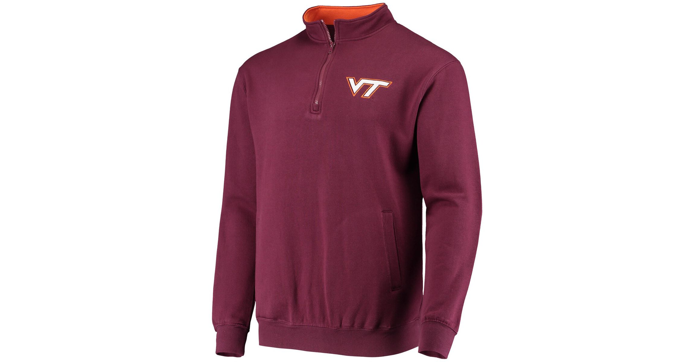 NCAA Virginia Tech Hokies Tortugas Logo Quarter-Zip Jacket