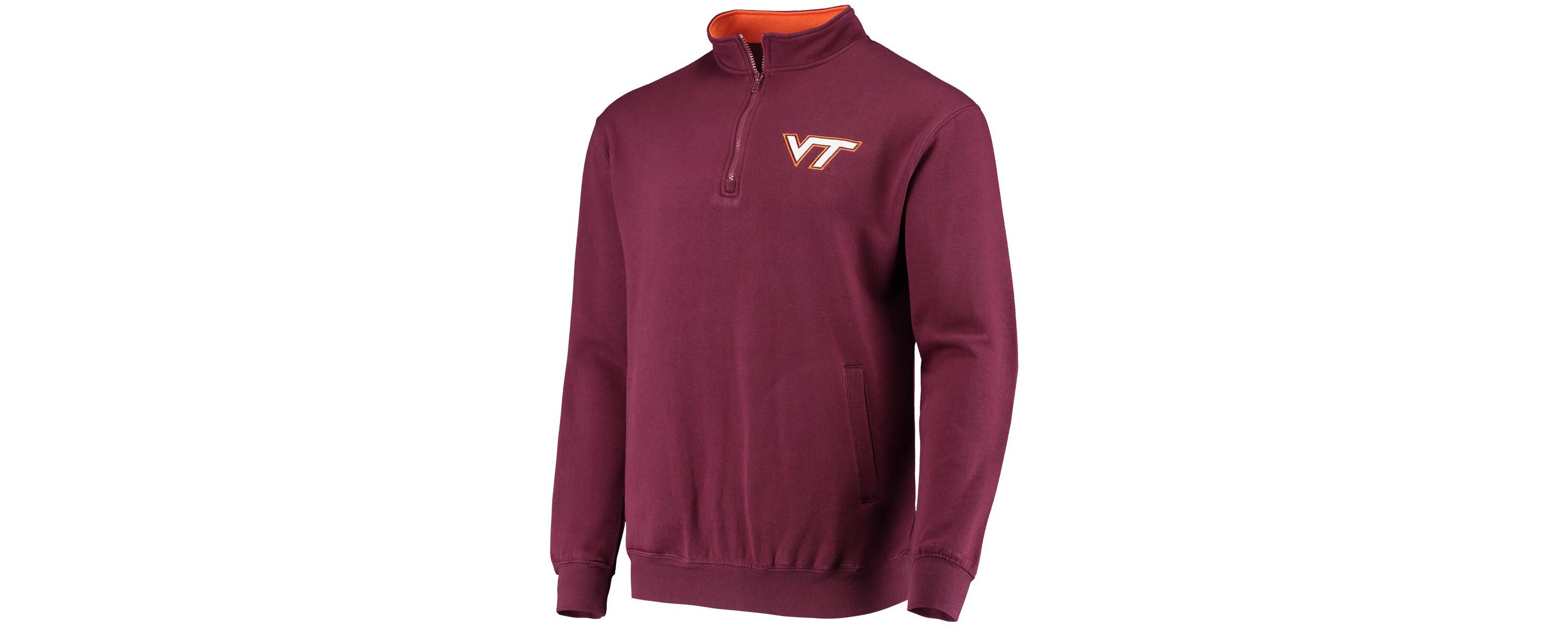 NCAA Virginia Tech Hokies Tortugas Logo Quarter-Zip Jacket