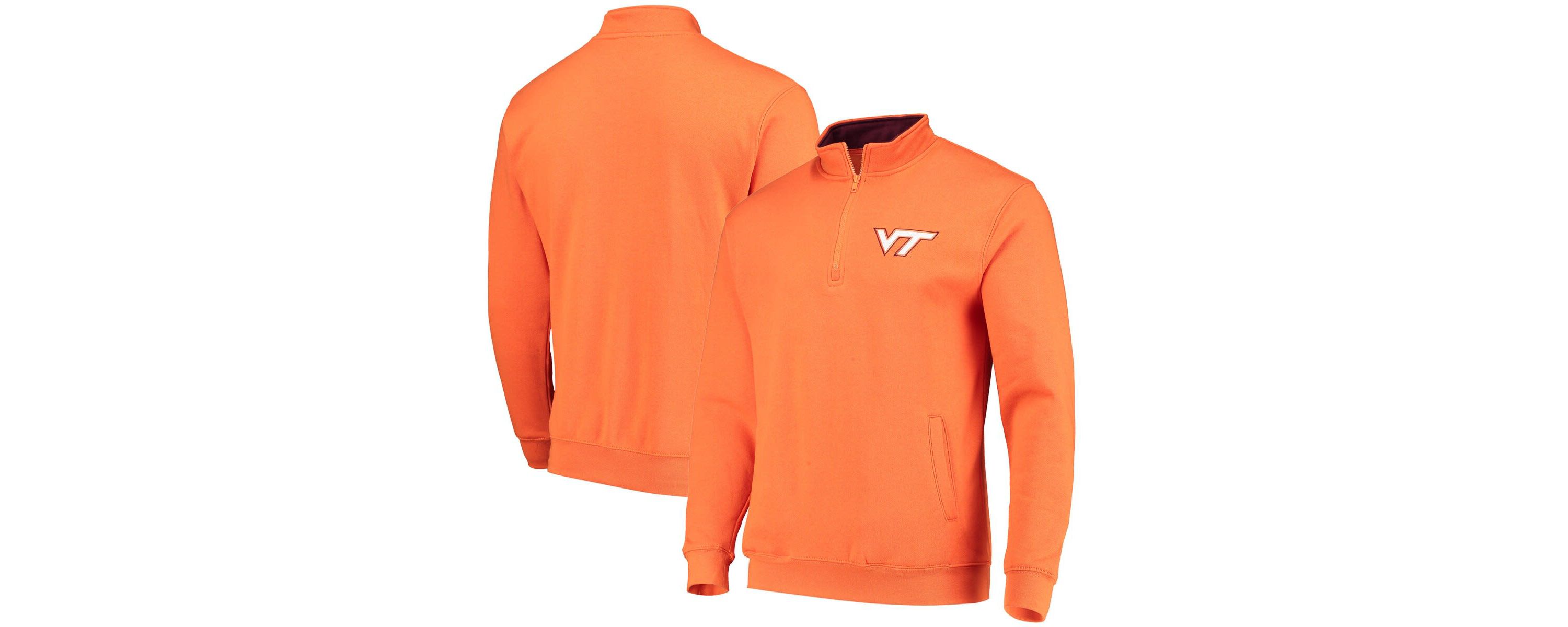 NCAA Virginia Tech Hokies Tortugas Logo Quarter-Zip Jacket
