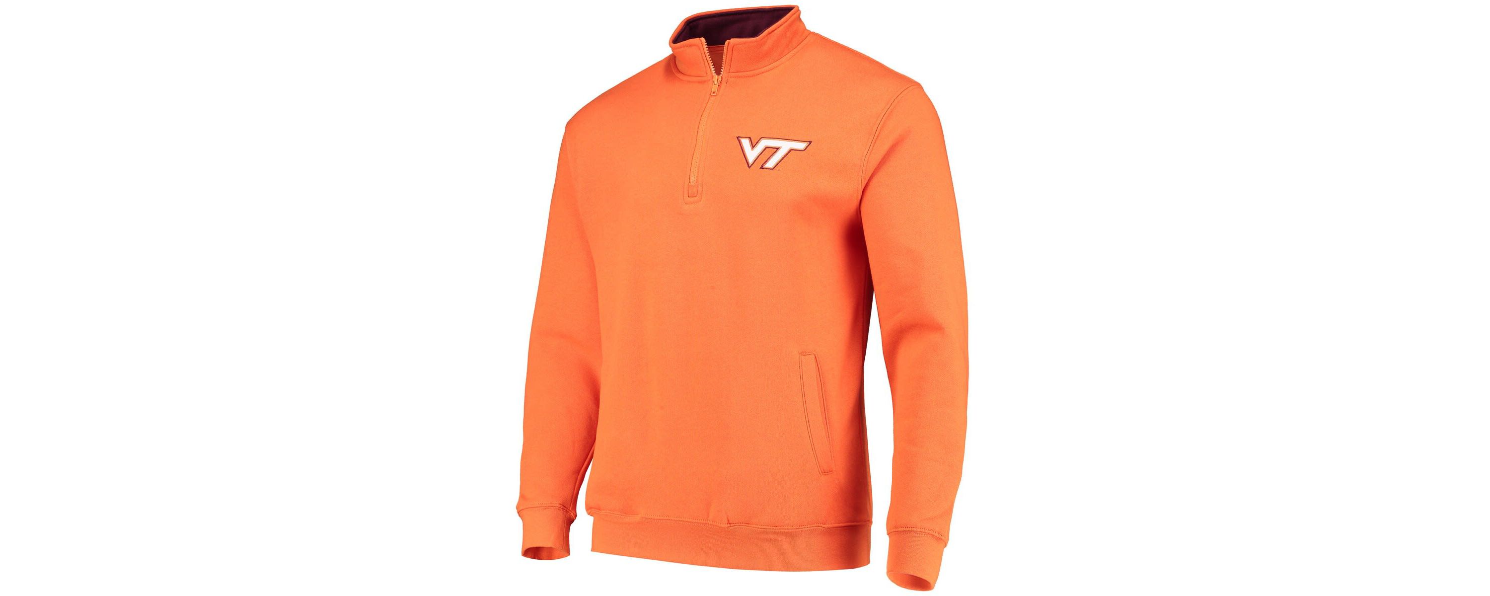NCAA Virginia Tech Hokies Tortugas Logo Quarter-Zip Jacket