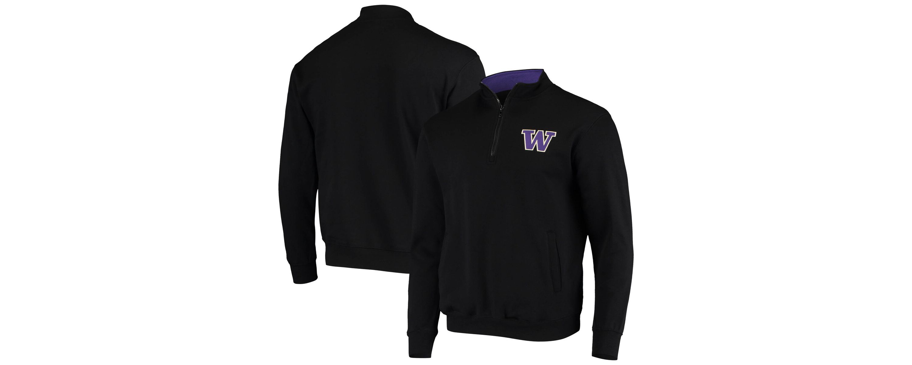 NCAA Washington Huskies Tortugas Logo Quarter-Zip Jacket