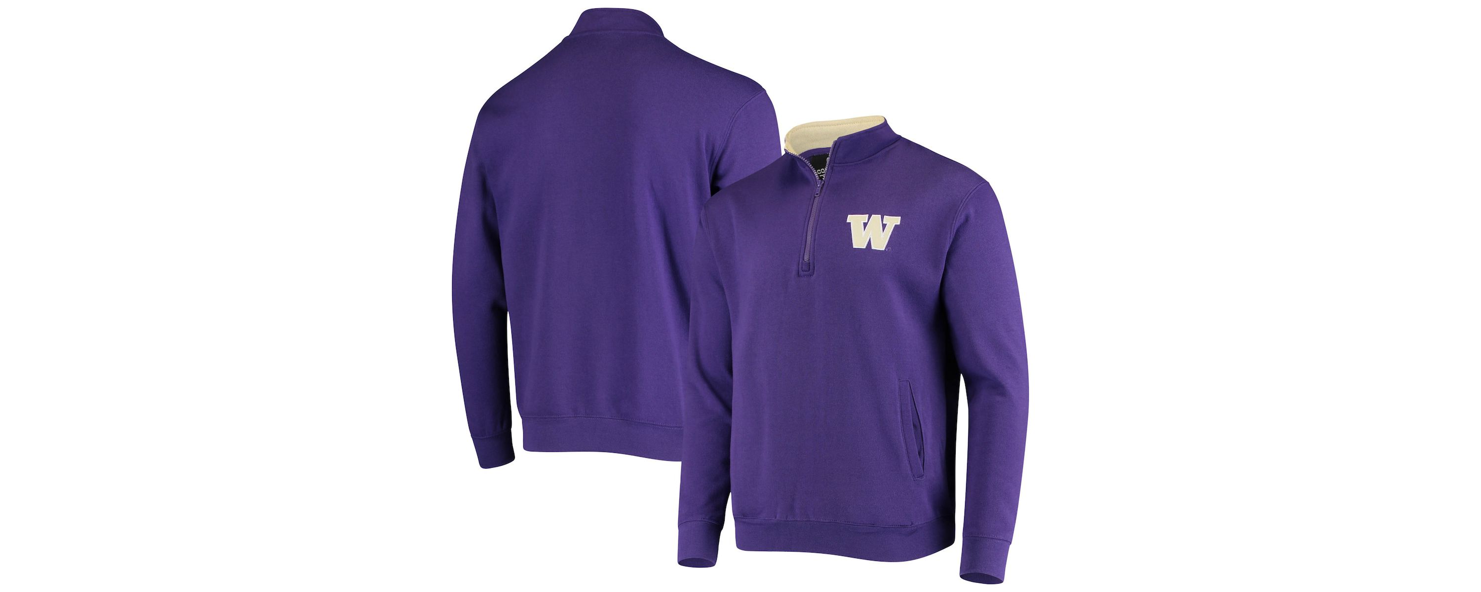 NCAA Washington Huskies Tortugas Logo Quarter-Zip Jacket