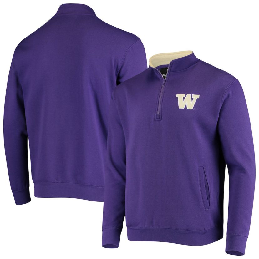 NCAA Washington Huskies Tortugas Logo Quarter-Zip Jacket