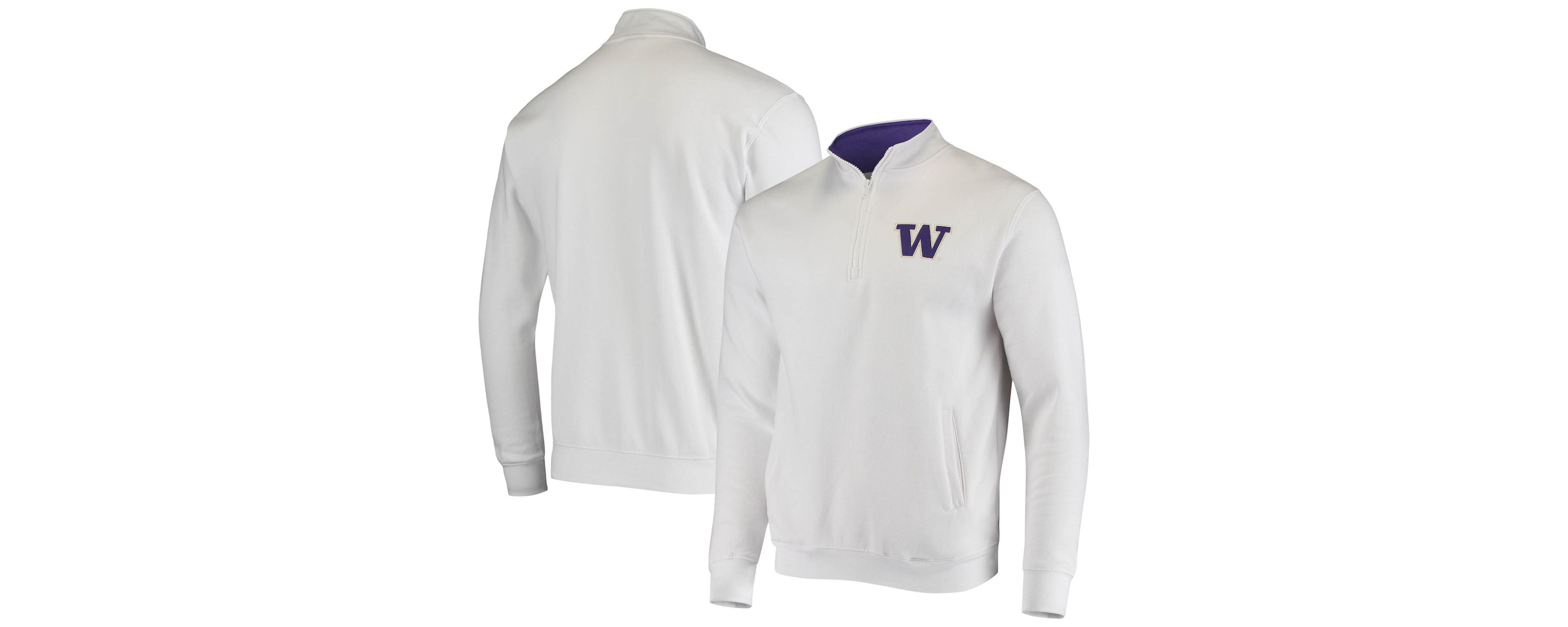 NCAA Washington Huskies Tortugas Logo Quarter-Zip Jacket