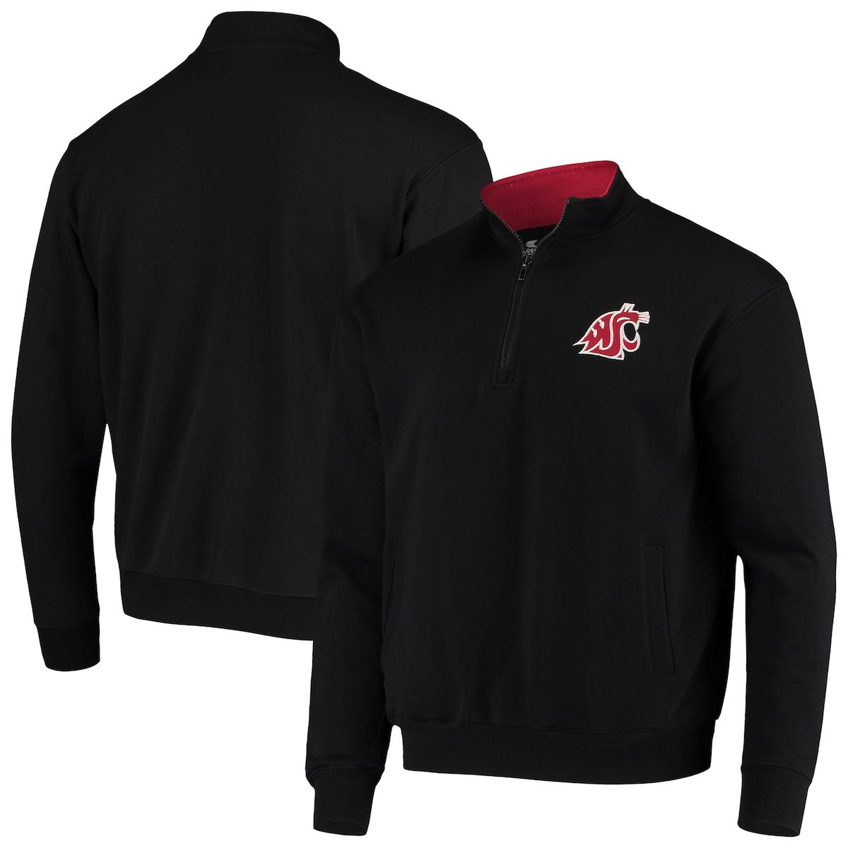 NCAA Washington State Cougars Tortugas Logo Quarter-Zip Jacket