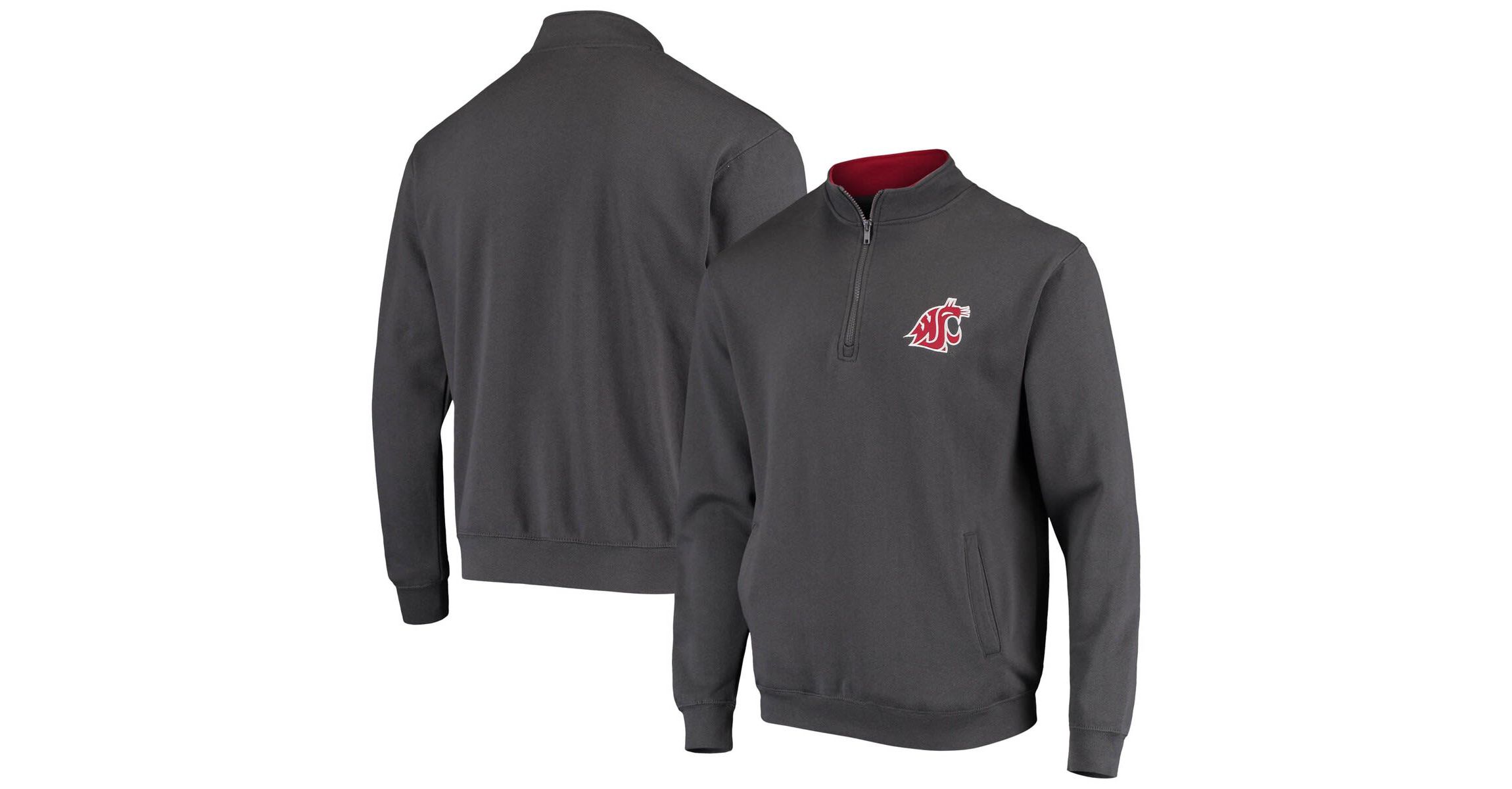NCAA Washington State Cougars Tortugas Logo Quarter-Zip Jacket