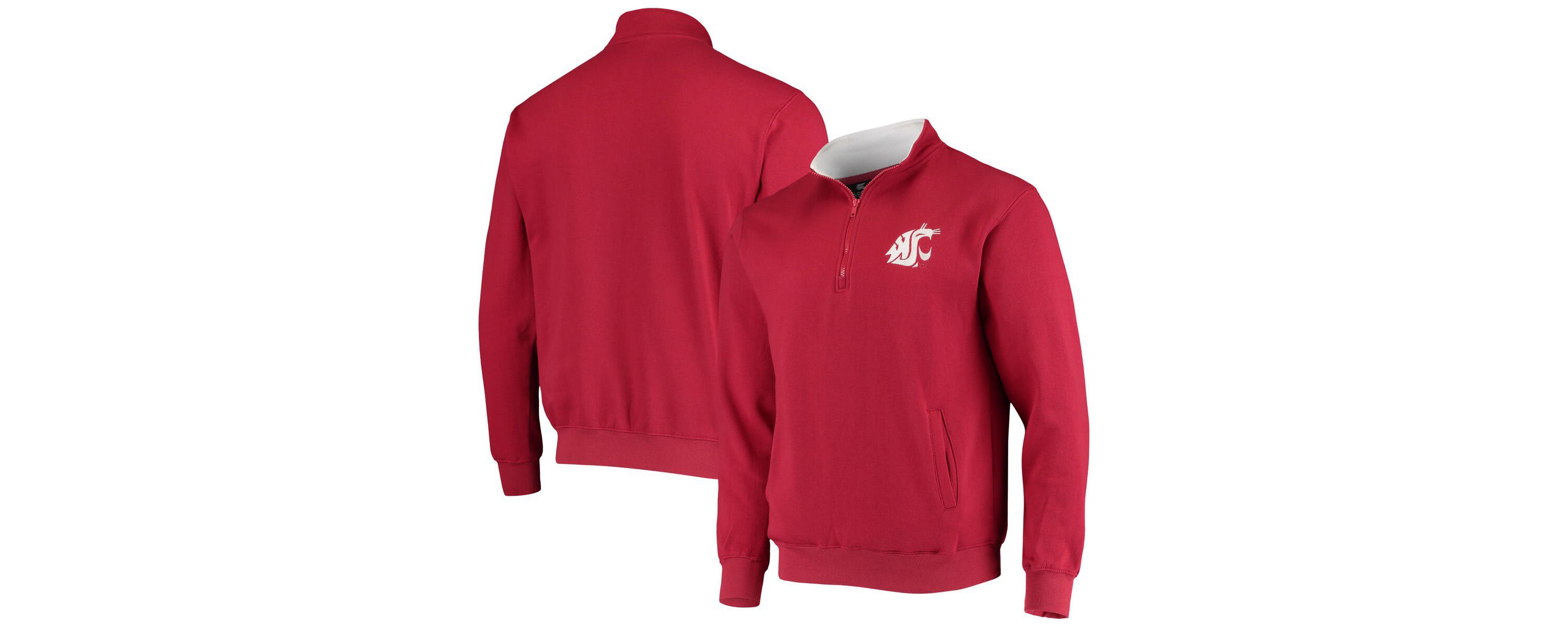 NCAA Washington State Cougars Tortugas Logo Quarter-Zip Jacket
