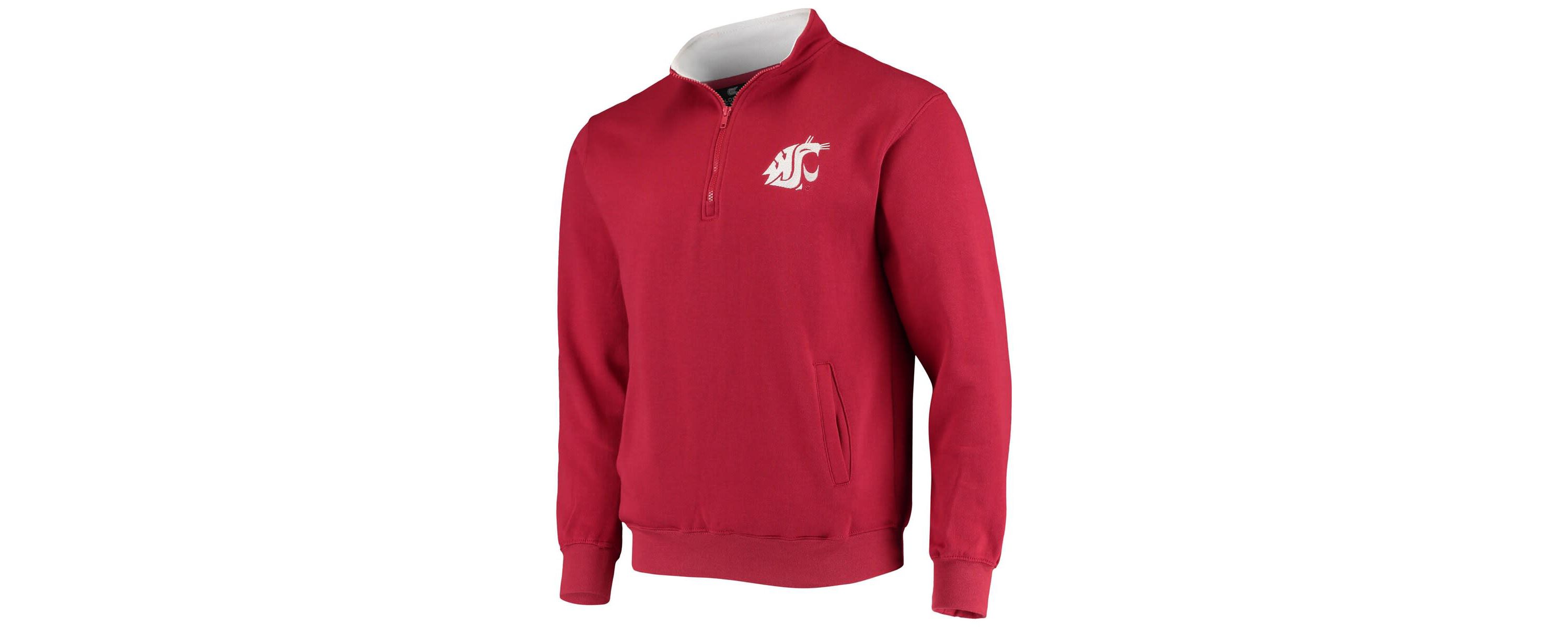 NCAA Washington State Cougars Tortugas Logo Quarter-Zip Jacket