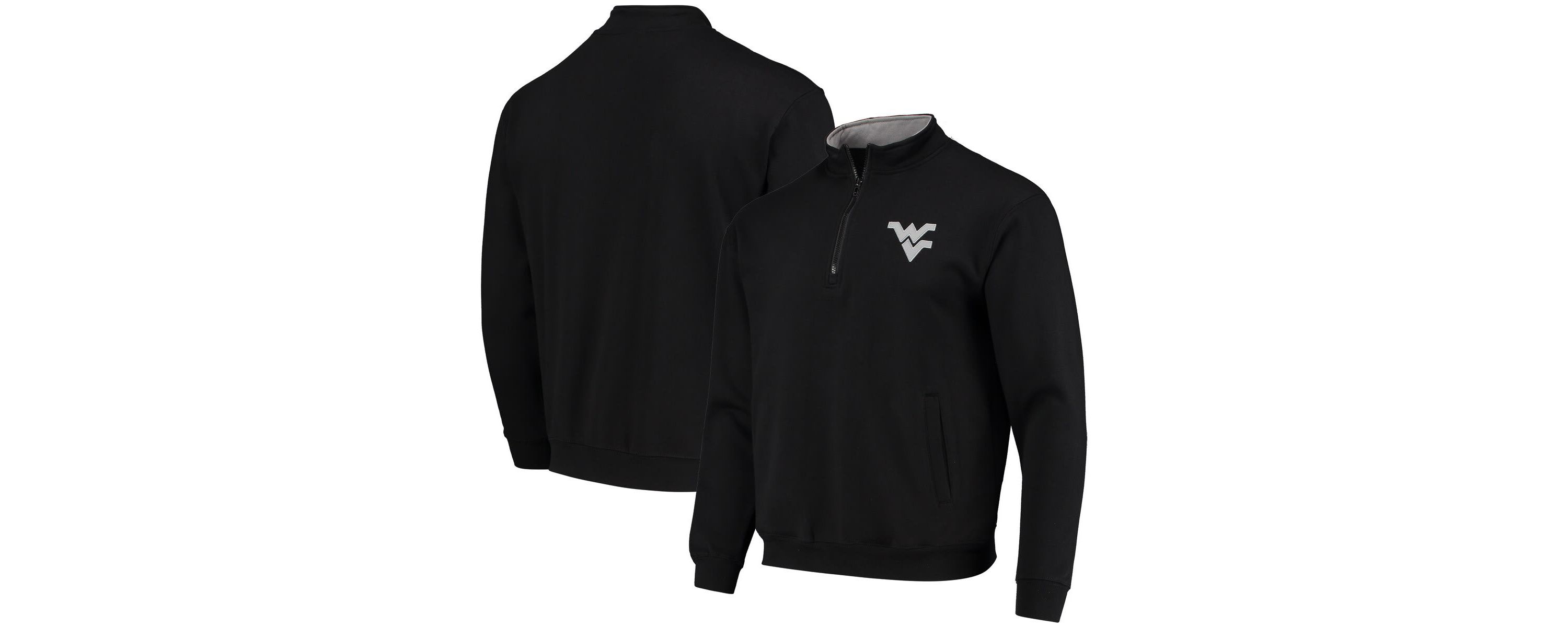 NCAA West Virginia Mountaineers Tortugas Logo Quarter-Zip Jacket