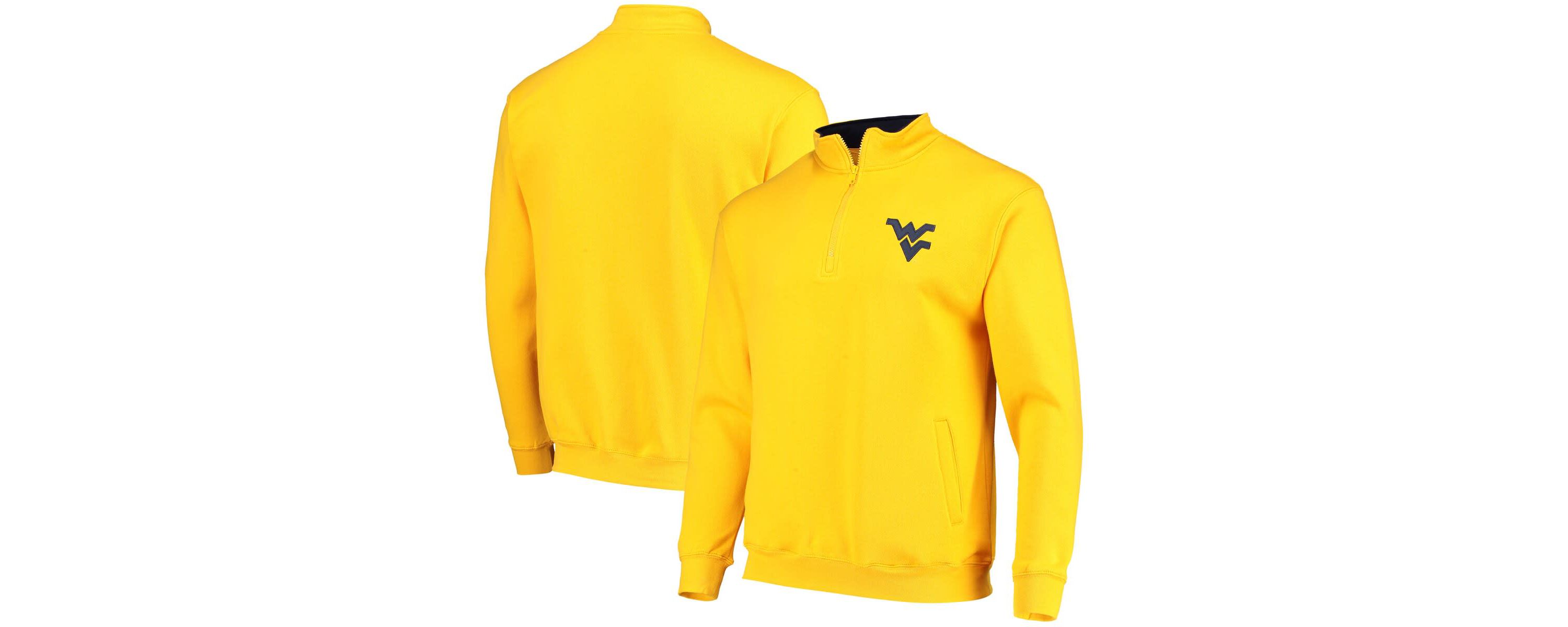 NCAA West Virginia Mountaineers Tortugas Logo Quarter-Zip Jacket