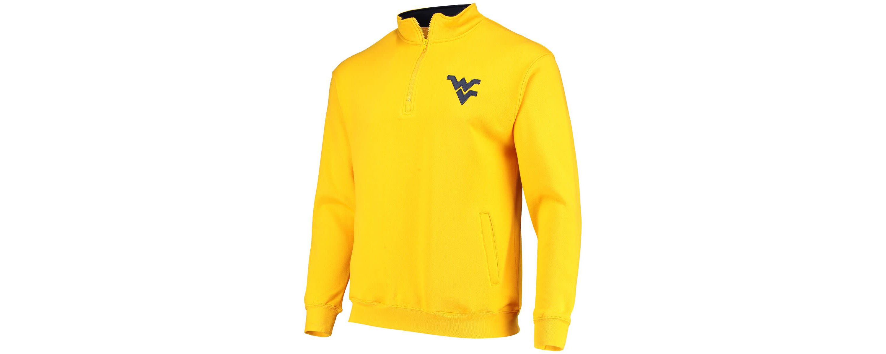 NCAA West Virginia Mountaineers Tortugas Logo Quarter-Zip Jacket