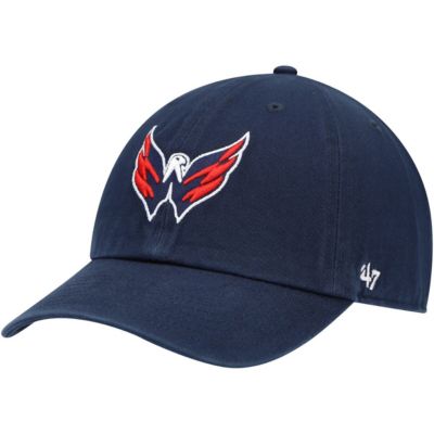 '47 Men's NHL Washington Capitals Eagle Clean Up Adjustable Hat, Navy Blue
